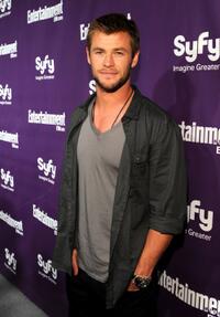 Chris Hemsworth at the EW and SyFy party during Comic-Con 2010.