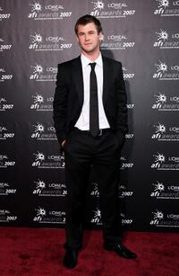 Chris Hemsworth at the L'Oreal Paris 2007 AFI Awards Dinner.