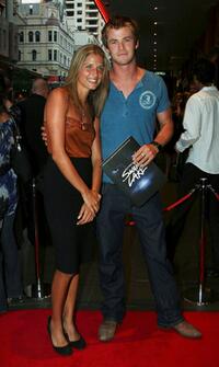 Chris Hemsworth and Guest at the opening night of Matthew Bourne's Swan Lake.