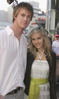 Chris Hemsworth and Isabel Lucas at the Launch of La Senza Ultimate Lingerie.