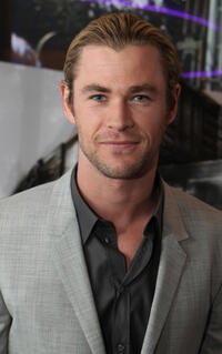 Chris Hemsworth at the LA premiere of "The Cabin in the Woods."