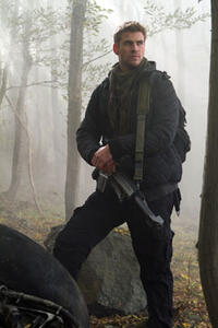 Liam Hemsworth in "The Expendables 2."