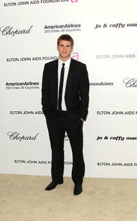 Liam Hemsworth at the 19th Annual Elton John AIDS Foundation's Oscar viewing party in California.