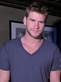 Liam Hemsworth at the Oakley party in Utah.