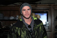 Liam Hemsworth at the Oakley Learn to Ride Fueled by Muscle Milk and Lounge in Utah.