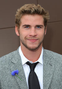 Liam Hemsworth at the AAMI Victoria Derby Day in Australia.