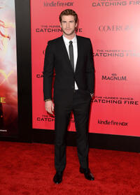 Liam Hemsworth at the California premiere of "Hunger Games: Catching Fire."