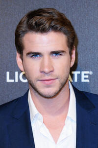 Liam Hemsworth at "The Hunger Games: Catching Fire" Cannes Party at Baoli Beach during the 66th Annual Cannes Film Festival.