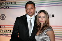 Actors Terrence Howard and Zulay Henao at the 30th Annual Kennedy Center Honors in Washington.