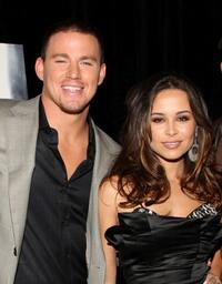 Channing Tatum and Zulay Henao at the premiere of "Fighting."