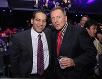 Armand Assante and John Ortiz at the after-party of the world premiere of "American Gangster".