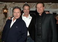 Armand Assante, Eric Braeden and Josh Dempsey at the after party following the premiere of "The Man Who Came Back".
