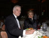 Charlton Heston and his wife Lidia at the American Ireland Fund Gala.
