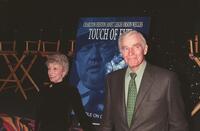 Charlton Hestonand and Janet Leigh at the screening of the restored version of Orson Welles classic film, "Touch Of Evil".