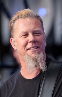 James Hetfield at the Live Earth concert.