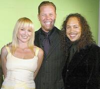James Hetfield, Jewel and Kirk Hammett at the 21st Annual ASCAP Pop Music Awards.