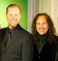James Hetfield and Kirk Hammett at the 21st Annual ASCAP Pop Music Awards.