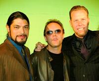 Robert Trujillo, Lars Ulrich and James Hetfield at the 21st Annual ASCAP Pop Music Awards.