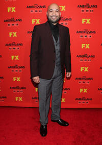 Maximiliano Hernandez at the New York premiere of "The Americans" Season One.