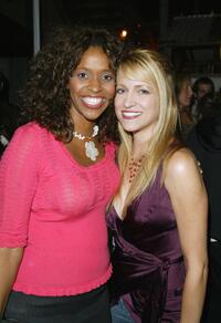 Merrin Dungey and Lori Heuring at the opening party of Nanette Lepore boutique.