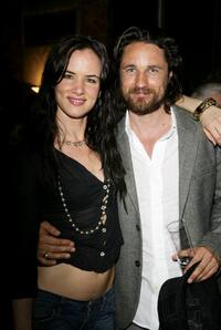 Juliette Lewis and Martin Henderson at the after party following the UK premiere of "Little Fish."