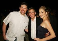 Brad Henke, Dermot Mulroney and Julie Gonzalo at the after party of the premiere of "Must Love Dogs."