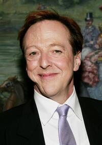 Edward Hibbert at the after party of the New York opening of "Curtains."