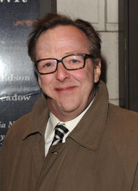 Edward Hibbert at the Broadway opening night of "Wit" in New York.