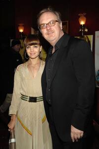 Mena Suvari and George Hickenlooper at the premiere of "Factory Girl."
