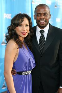 Nicole Lyn and Dule Hill at the 39th NAACP Image Awards.