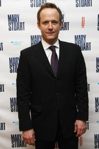 John Benjamin Hickey at the after party of the opening night of "Mary Stuart."