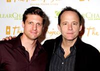 Christopher Sieber and John Benjamin Hickey attend "A Cracked X-Mas."