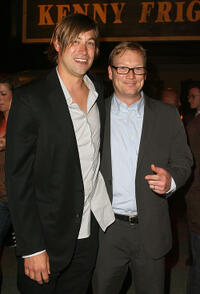 Jody Hill and Andrew Daly at the California premiere of "East Bound And Down."