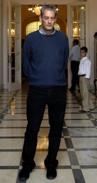 Paul Auster at the promotion of "The Inner Life of Martin Frost" during the 55th San Sebastian International Film Festival.