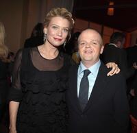 Laurie Holden and Tobey Jones at the after party of the premiere of "The Mist."