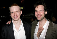 Roderick Hill and Hugh Panaro at the after party of the opening night of "Lestat" in New York City.