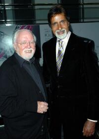 Lord Richard Attenborough and Amitabh Bachchan at the premiere of "Closing The Ring" during the BFI 51st London Film Festival.