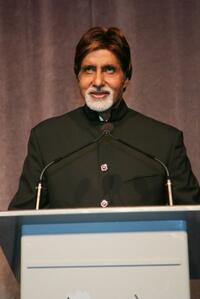 Amitabh Bachchan at the Toronto International Film Festival premiere of "Never Say Goodbye."