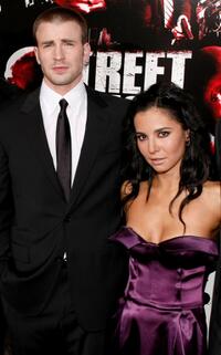 Chris Evans and Martha Higareda at the premiere of "Street Kings."