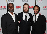Andre Braugher, Jay Wilkison and Andre Holland at the opening night party for "The Whipping Man."