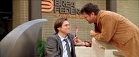 Jim Carrey as Carl and John Michael Higgins as Nick in "Yes Man."