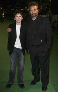 Director Luc Besson and Freddie Highmore at the UK premiere of "Arthur and the Invisibles."