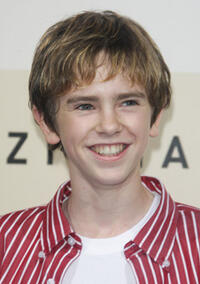 Freddie Highmore at the "August Rush" photocall during the 2nd Rome Film Festival. 