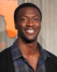 Aldis Hodge at the Puma Presents The African Bazaar.
