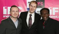 Pat Healy, director Craig Zobel and Kene Holliday at the IFC party celebrating the spirit of independent film.