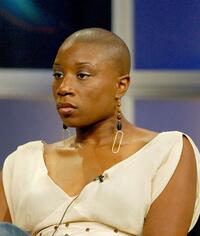 Aisha Hinds at the panel discussion of "Invasion" during the ABC 2005 Television Critics Association Summer Press Tour.