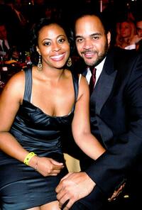 Nichelle Hines and Victor Williams at the Hollywood awards night viewing dinner and party.