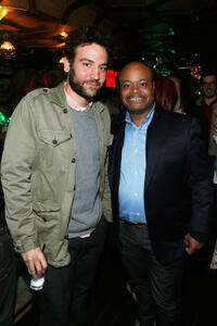 Josh Radnor and Terence Bernie Hines at the after party of "Before Midnight" during the Tribeca Film Festival 2013.
