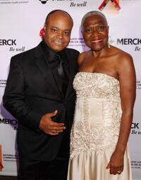 Terence Bernie Hines and C. Virginia Fields at the National Black Leadership Commission on AIDS Host 25th Anniversary Choose Life Awards.