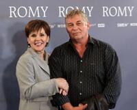 Maresa Hoerbiger and Heinz Hoenig at the photocall of "Romy."